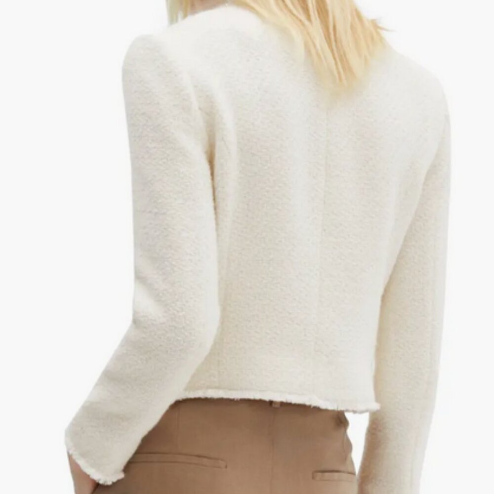 Mango Cream Jacket with Gold Buttons - Picture 2 of 11
